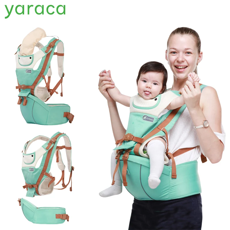 

Baby Carrier Cool Breathable Sling For Newborns 10 in 1 Baby Kangaroo Backpack For 0 to 36 month Kid Hipseat Load Bearing 25kg