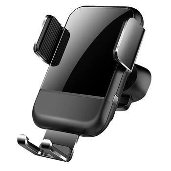 

VOBERRY QI Mobile Phone Wireless Fast 10W Charger Seat Automotive Ventilation Connecting Rod Automatic Clamping
