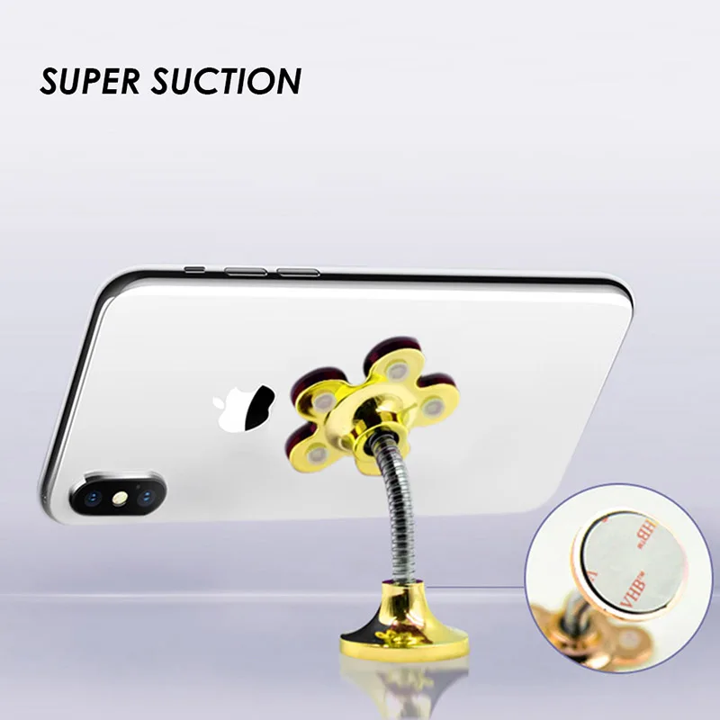 Волшебная Присоска на присоске Автомобильный держатель для телефона iphone XS Samsung S10