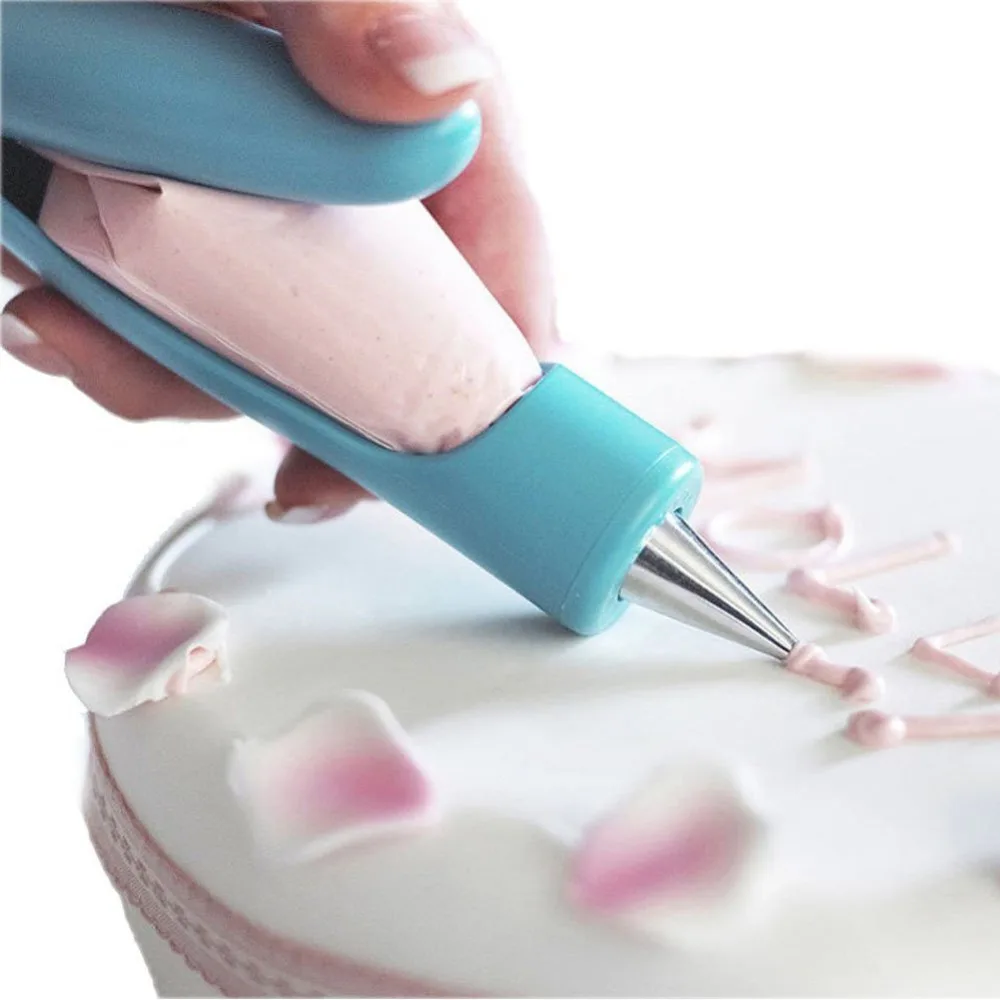 Pastry DIY Cake Decorating Pen Icing Piping Tips Nozzles