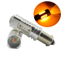 2 Pcs Ad Alta Potenza Canbus Free Error Bianco Ambra BA9S T4W BAX9S H6W BAY9S H21W 64136 XBD 11 W LED luci di Retromarcia Parcheggio Lampade A Bulbo