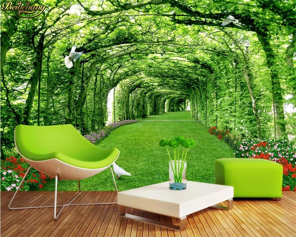 Баннеры с природой на стену дома