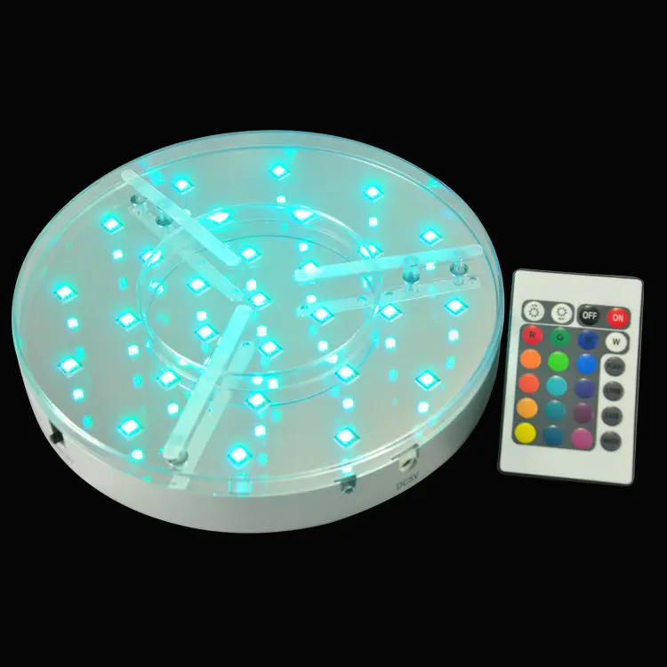 30Pc/lot Wedding centerpieces supplies 8inch Rechargeable LED under