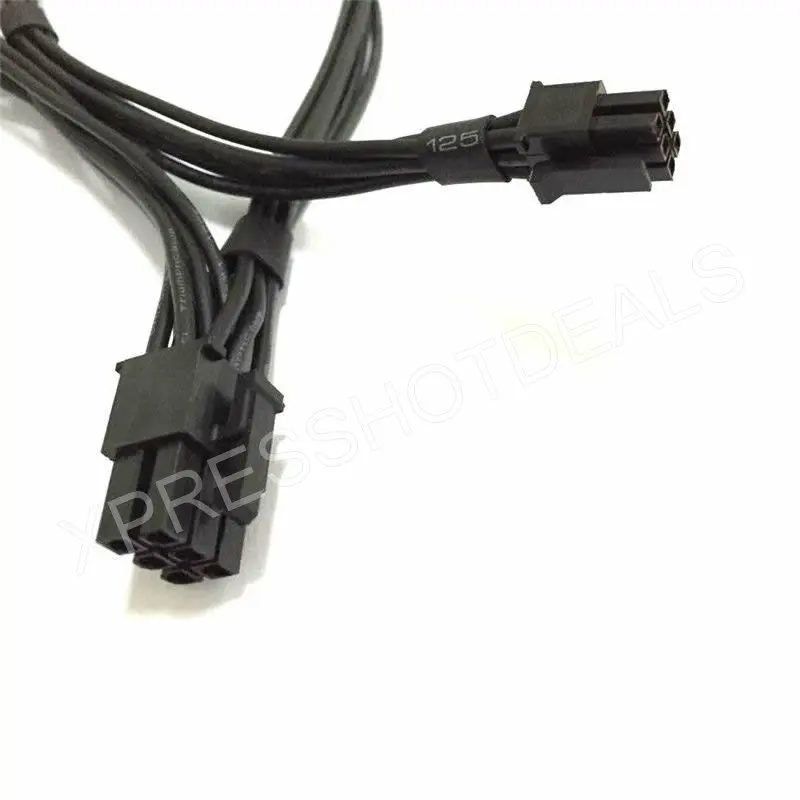 Мини 6pin до и 8pin(6 + 2) PCI e двойной кабель питания для Apple Mac Pro видеокарта|dual power cable|cable