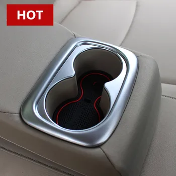 

For Honda Civic 10th Gen 2016 2017 Inner Rear Seat Water Cup Holder Cover Trim