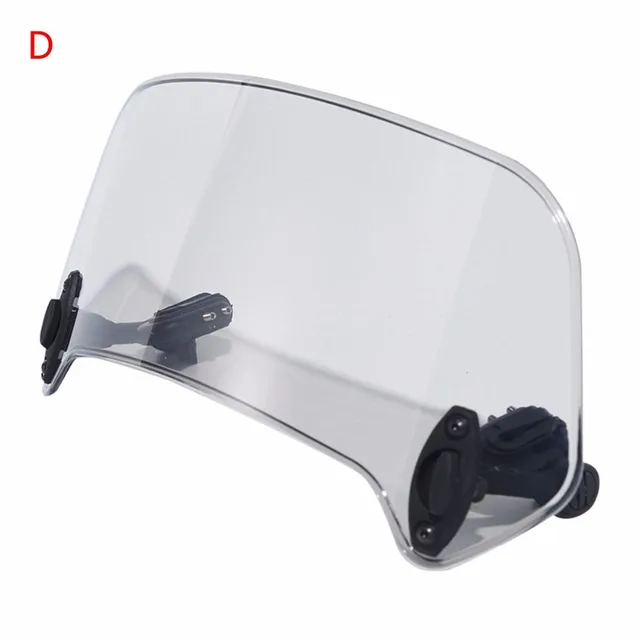 Motorcycle Adjustable Windshields Extension Windscreen Spoiler Wind Deflector Protection For Honda Suzuki Yamaha BMW Universal 6