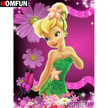 

HOMFUN Full Square/Round Drill 5D DIY Diamond Painting "Cartoon girl" Embroidery Cross Stitch 5D Home Decor Gift A17808