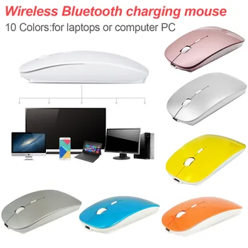

DPI Ergonomic Portable Optical Mice Ultra-thin Dual Mode Bluetooth Wireless Mouse 2.4Ghz + Bluetooth 4.0 1600