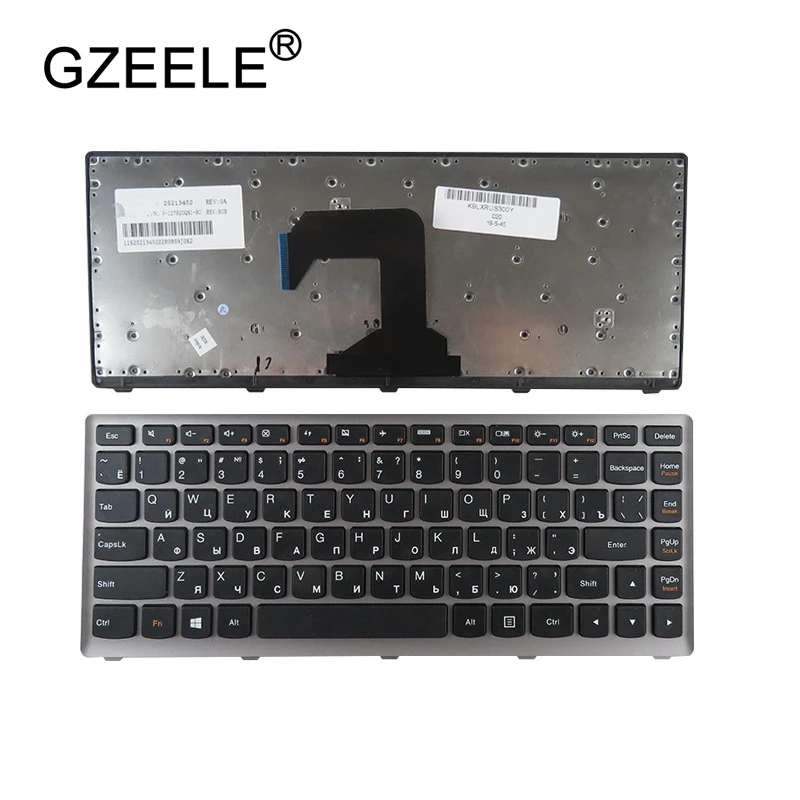 Gzeele Русская клавиатура для Lenovo IdeaPad S300 S400 s400u s400t s405 mp-11k93su-6865 t3e1-ru s400-bni s400-ifi s400-ith s415 RU