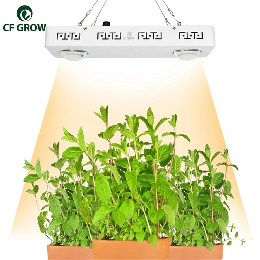 CREE CXB3590 200W Dimmable COB LED Grow Light Full Spectrum 26000LM