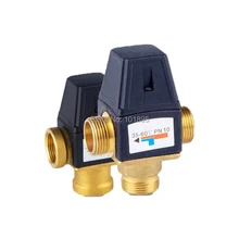 Brass Material Male and Female Thread of Thermostatic Mixing Valve