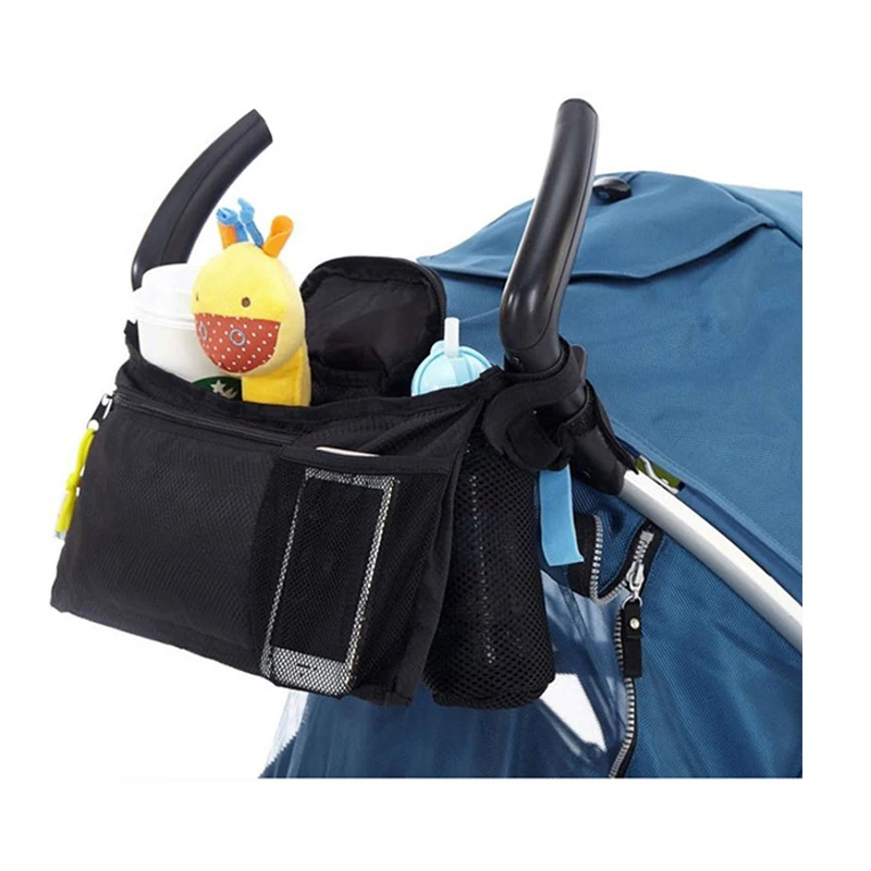 

Upgrade Version Universal Cup bag Baby Stroller Organizer Baby Carriage Pram Baby Cup Holder Stroller Accessories Bag B1006