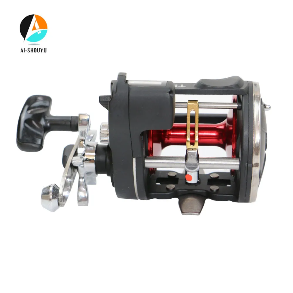 Full Aluminum Raft Fishing Reel W/ Digital Line Counter 6Bb 2.6:1