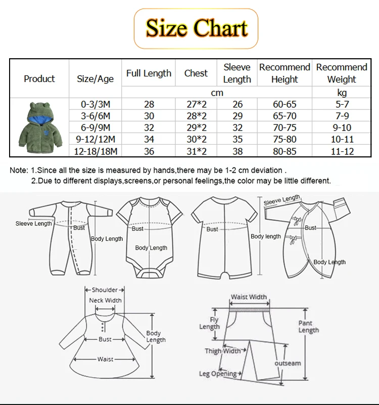 Green Hooded Infant Clothing Girls Clothes Toddler Coat Warm Bebe Clothing