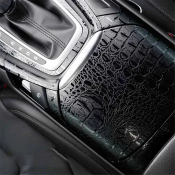 

150*20 cm Automotive Stickers Interior Car Sticker Film Simulation Crocodile Leather Texture Decoration Car Styling Accessories