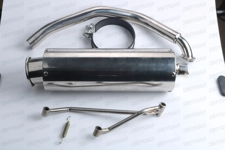 

Racing Exhaust System Muffler Pipe For GY6 125 150 152QMI 157QMJ Scootere