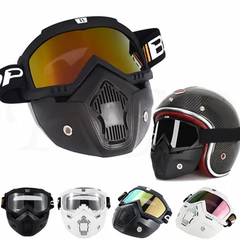 

Hot new men and women motorcycle glasses goggles windproof mask riding helmet open half helmet or retro helmet for Ducati