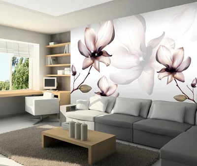 

Large murals made abstract factory 3D flower mural wall stikkers child bedroom wallpaper TV living room mural home decor