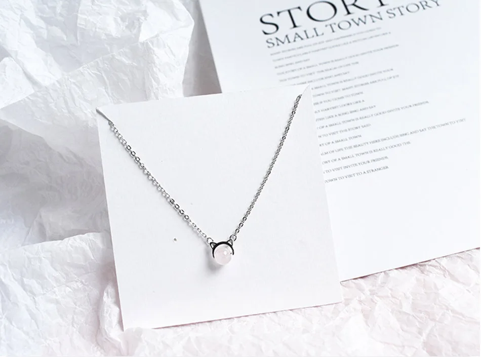 4Cat Shape Pendant Jewelry For Necklace Collares De Moda 2018