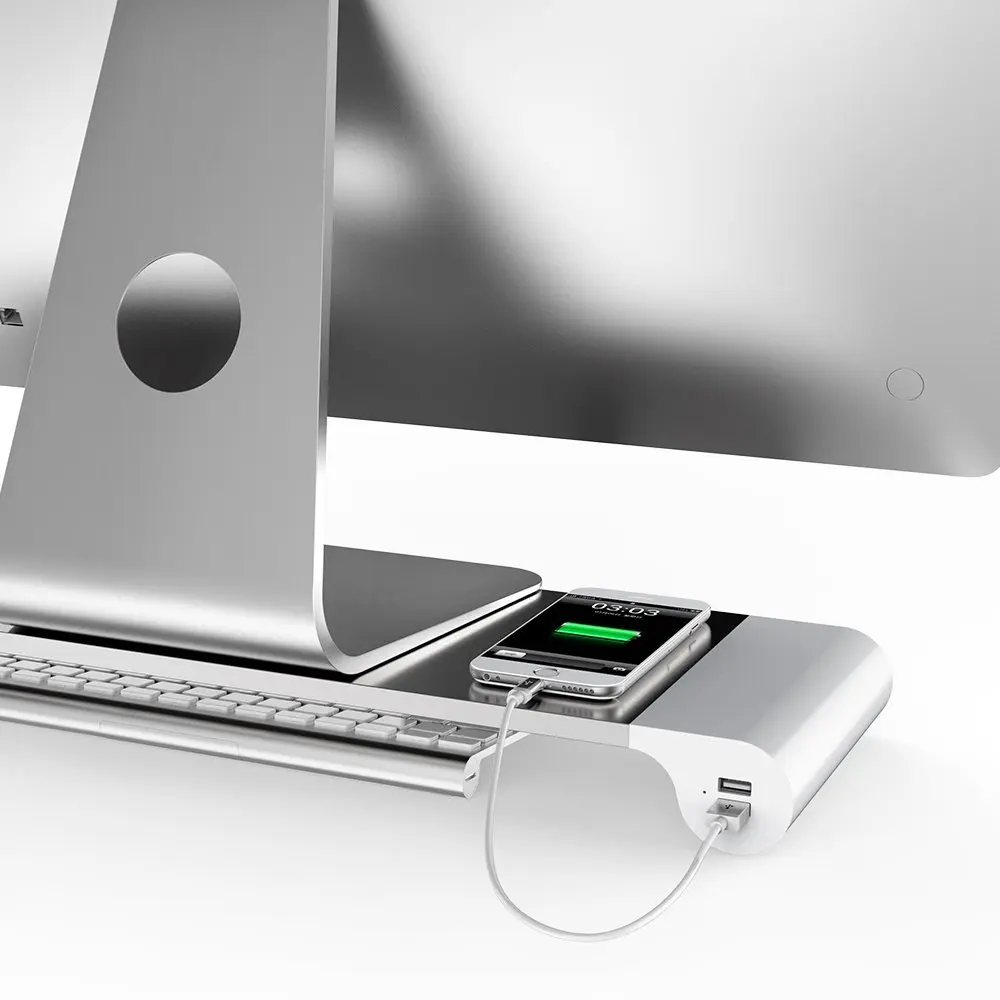 Алюминиевая Подставка для ноутбука подставка монитора Для iMac Space Bar с клавиатурой