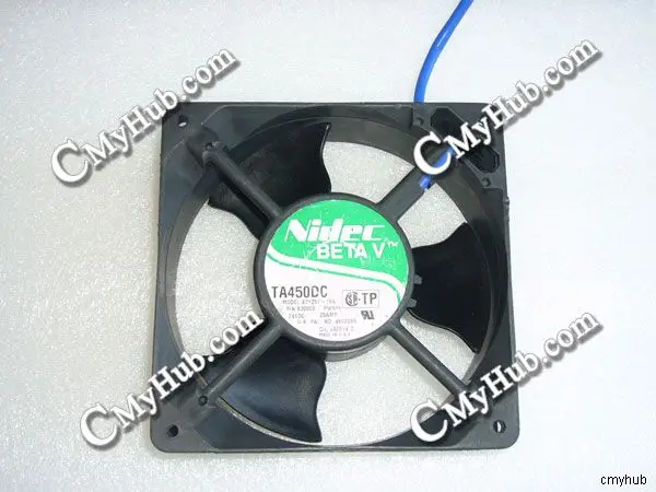 Подлинный для NIDEC TA450DC B31257-16A 930009 PWRP6 DC24V 0.28A 2-контактный 2-проводной 12038 120X120X38MM