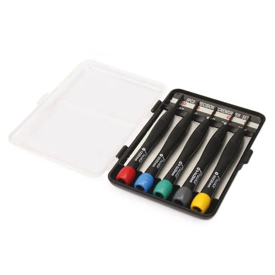 

8PK-2063 5PCS Precision Multifunction Cross Head Electronic Screwdriver Tool Set For Clock Notebook Repair