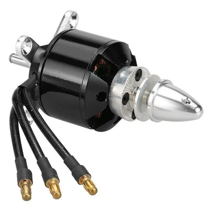 

ABWE Best Sale High Performance 2814 1050KV 14 Poles Brushless Motor for RC Airplane Fixed-wing Black