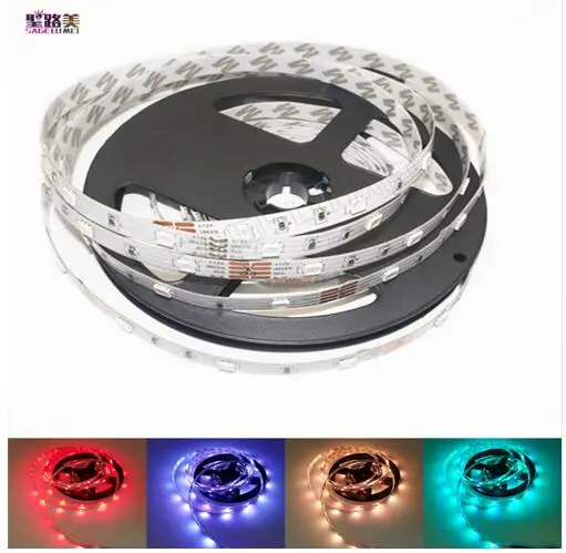 100 метров DC12V 5 м/рулон 5050 светодиодный ленточный светильник 30LED/m 150 светодиодов IP20