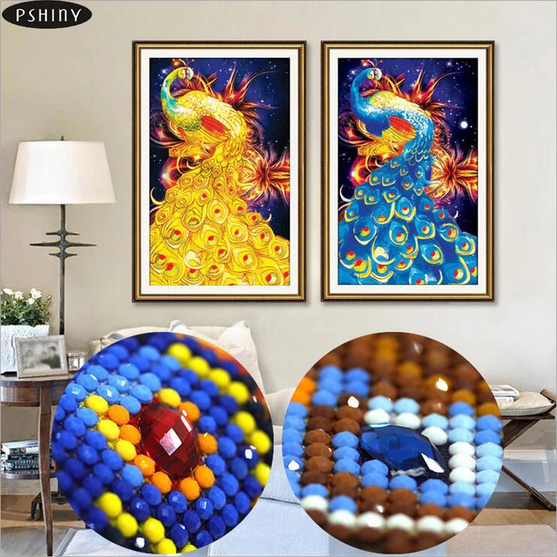 Special diamond mosaic 5d DIY diamond embroidery round Phoenix cross