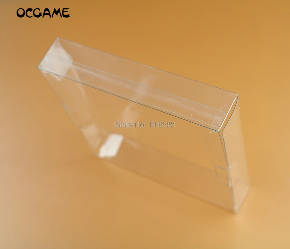 

OCGAME 5pcs/lot Clear transparent for Gameboy Advanve Color Game Cartridge box Protector Case CIB games plastic PET for GBA GBC