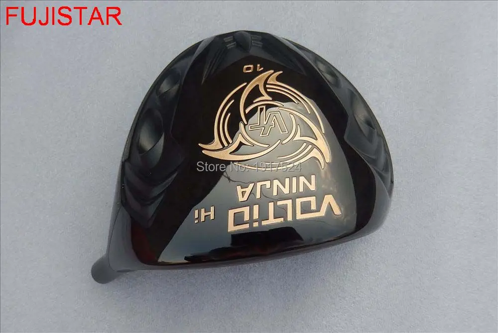 FUJISTAR golf VOLTIO NINJA Hi-cor титановая головка водителя для гольфа черного цвета с покрытием