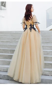

100%real luxury bubble belle dance stage performance stuido cosplay ball gown medieval dress/victorian belle ball
