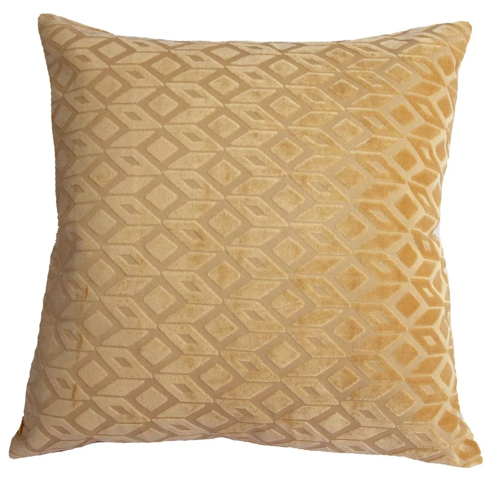 EN50 Ivory Cream Yellow Linen Blending Cotton Cushion Cover Pillow Case