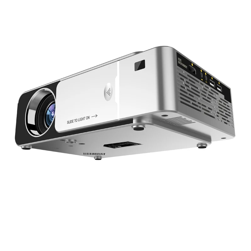 ALSTON T6 полный светодиодный hd-проектор 4 k 3500 люмен HDMI USB 1080 p портативный проектор фильмов Beamer с загадочным подарком