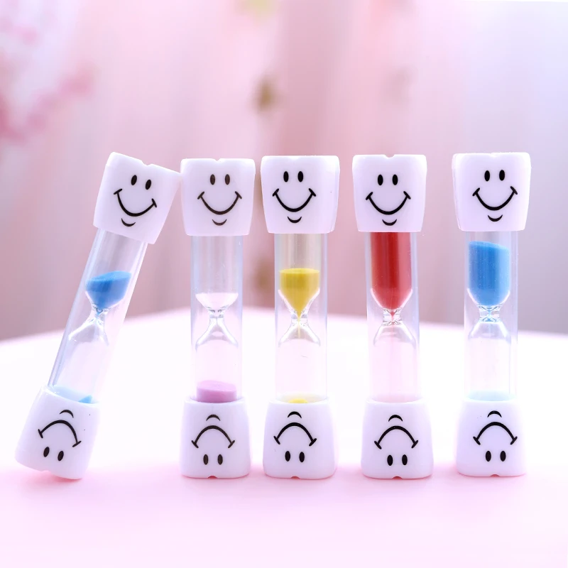

1Pcs Hourglass 3 Minute 5 Minutes Sand Timer Clock Sandglass For Timer With Suction Cup Ornament Kid Child Math Learning Toys