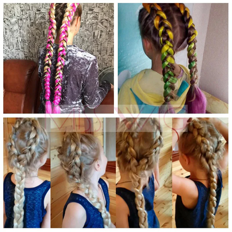 MISS WIG Jumb плетеные синтетические волосы 88 цветов в наличии 24 дюйма вязанные