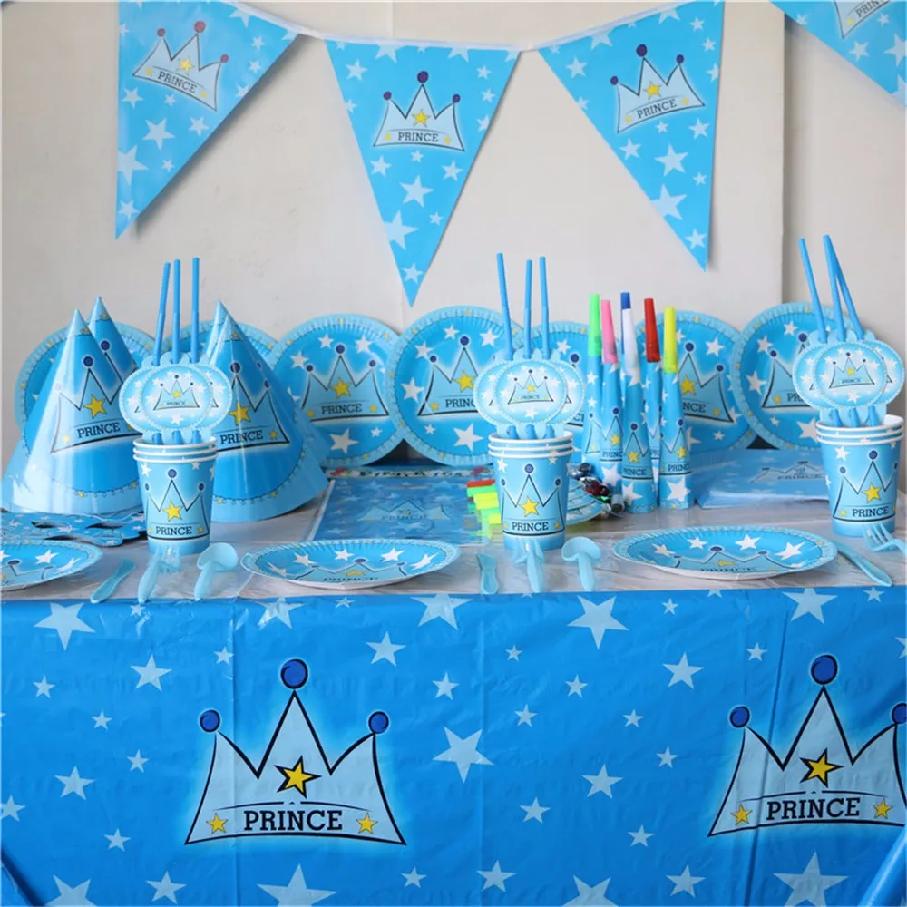 My Prince Crown 1st Theme Anniversaire Bebe Douche Decoration Une Famille Garcon Fete Ensemble 10 Personne Utiliser 91 Pieces Vaisselle Ensemble Aliexpress My Prince Crown 1st Theme Anniversaire Bebe Douche Decoration Une Famille Garcon Fete Ensemble 10 Personne Utiliser 91 Pieces Vaisselle Ensemble Aliexpress