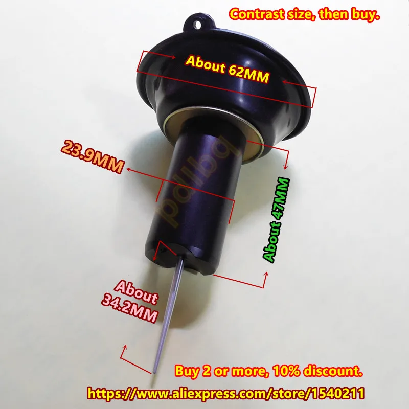 Diafragma de /émbolo de carburador para Yamaha Virago XV250 XV 250V-twin V doble ZHONGHH