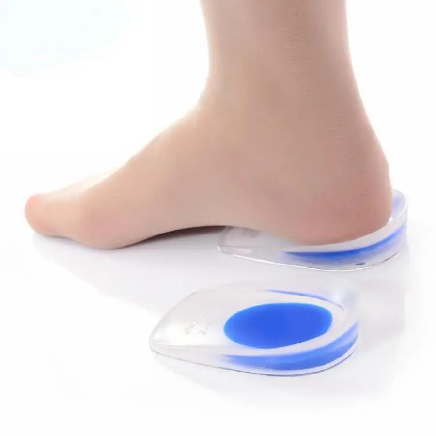 Comfort Heel Pain Insoles Relieve Foot Pain Silicon Gel Heels Cup