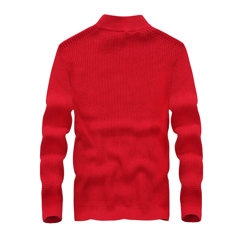 2019 Новые осенне-весенние свитера пуловер с длинными рукавами стенд воротник сплошной Цвет вязаный материал свитера Повседневное прямые