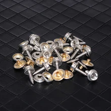 JEAZEA 25 комплектов серебряный 15 мм нержавеющий винт кнопка-переключатель крепежные детали комплект для Брезентовая палатка навесные розетки лодка морская крышка