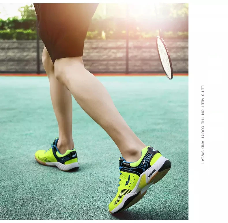 Professional High quality badminton shoes, shock absorbing and skid sports shoes for men and women's comprehensive sneakers