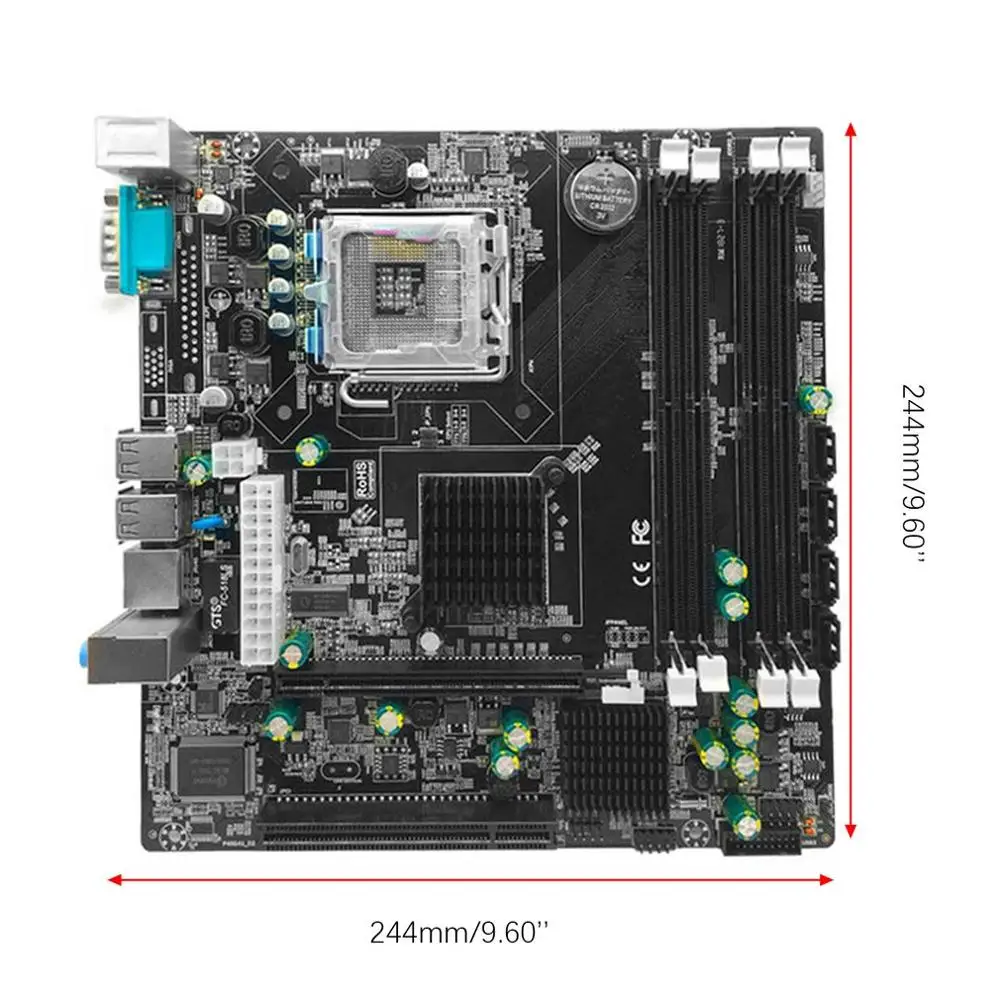 P45 настольная материнская плата LGA 771 LGA 775 двойная плата DDR2 Поддержка L5420 DDR2 USB Звуковая сетевая карта SATA IDE