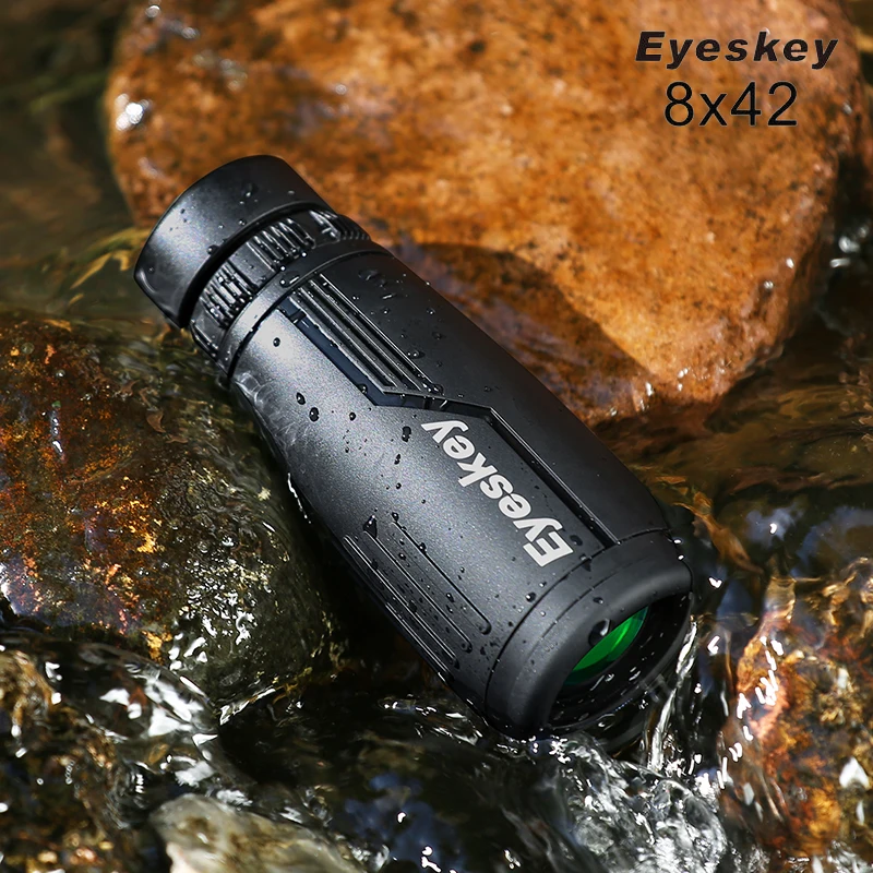 Eyeskey 8x42 Монокуляр телескоп Bak4 призма оптика монокуляр водонепроницаемый охотничьи прицелы для кемпинга ручной фокус Путешествия бинокль