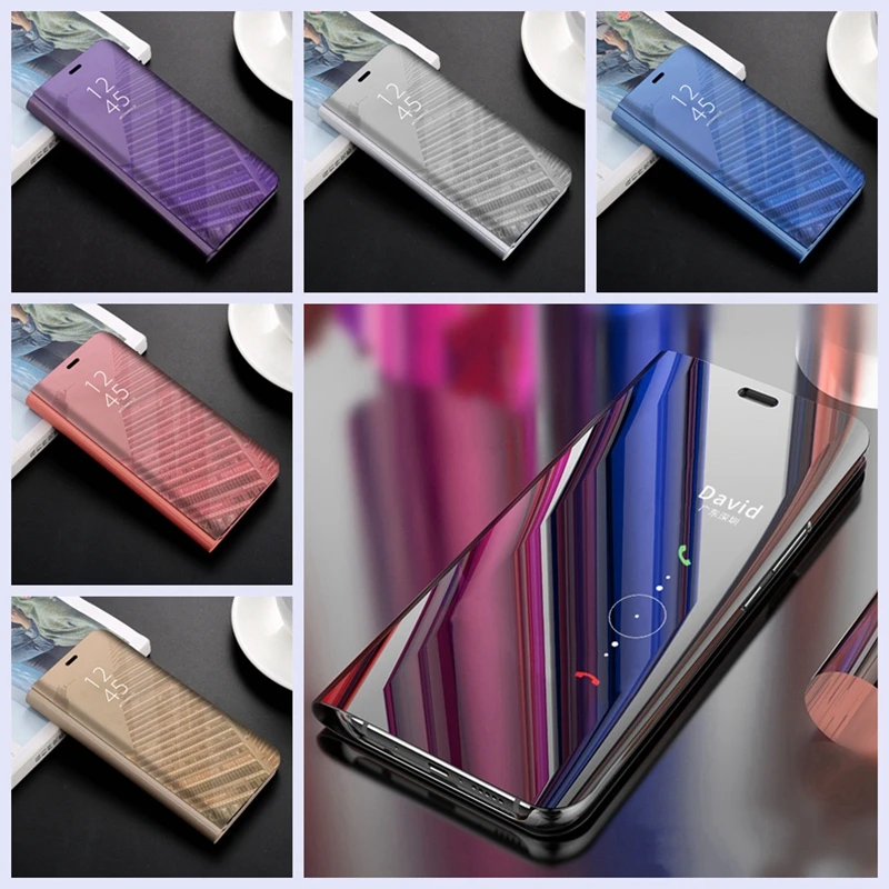 

Phone case For Xiaomi Redmi Note 5 Pro Case Xiaomi Redmi 5 Plus Cover Xiomi Redmi Note5 5A Prime Mirror Luxury Leather Flip Case