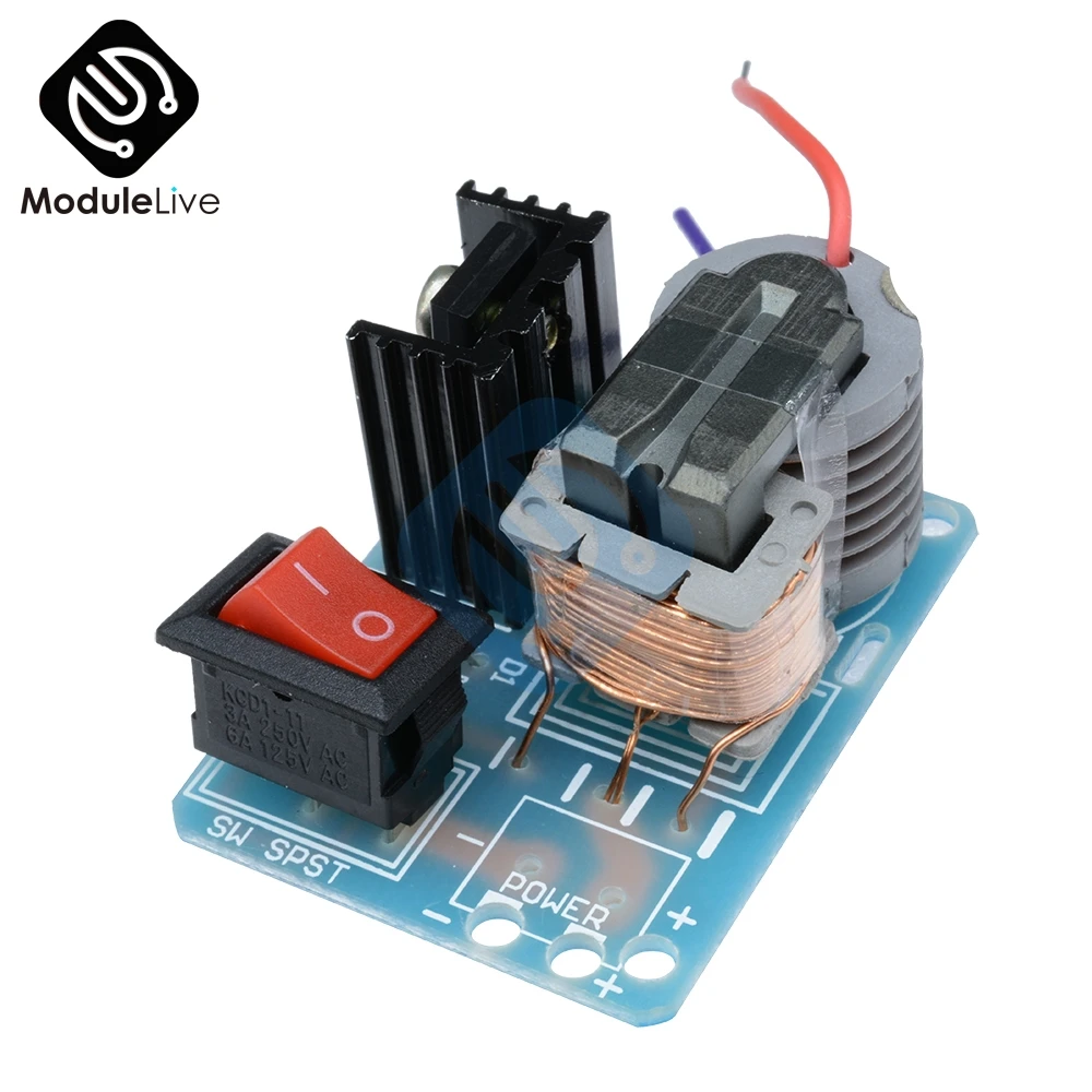 15KV High Voltage Generator Step up Inverter Arc Cigarette Ignition Coil Module Transformer Electronic Parts Suite 3.7V DIY Kit-in Instrument Parts ...