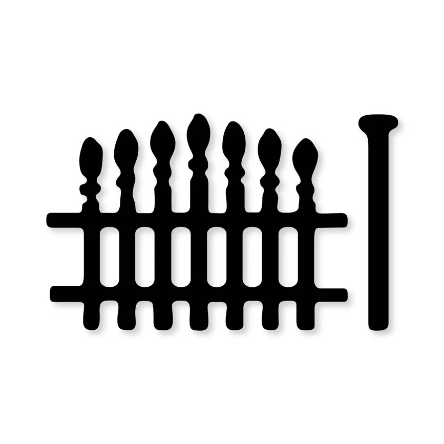 

Ufurty Manor fence frame Metal Cutting Dies Stamp Stencil for DIY Scrapbooking Photo Album Embossing Decorative Craft Die