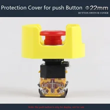 Protection Cover for 22mm Plastic Push Button Switch Avoid Wrong Pressing Warning Cover