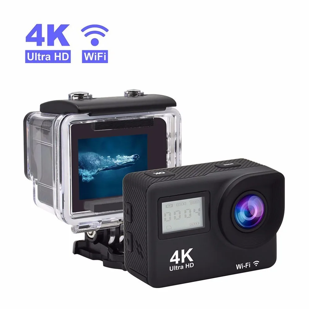 Dveetech 4K Wifi font b Action b font Camera Waterproof 30M 1080p Full HD Sports Underwater