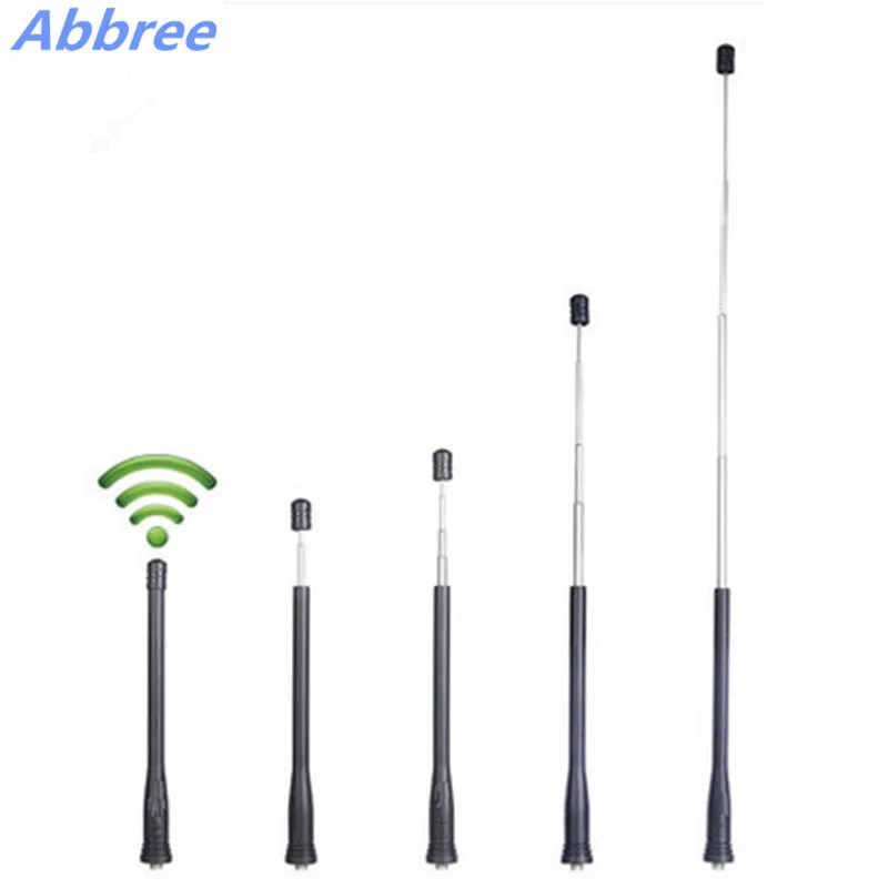 bilder für AbbreWalkie talkie Dual Band VHF UHF SMA-MX typ Teleskop Antenne für zweiwegradio motorola gp68 gp88 gp88s cp200 gp300 Etc. bilder für AbbreWalkie talkie Dual Band VHF UHF SMA-MX typ Teleskop Antenne für zweiwegradio motorola gp68 gp88 gp88s cp200 gp300 Etc.